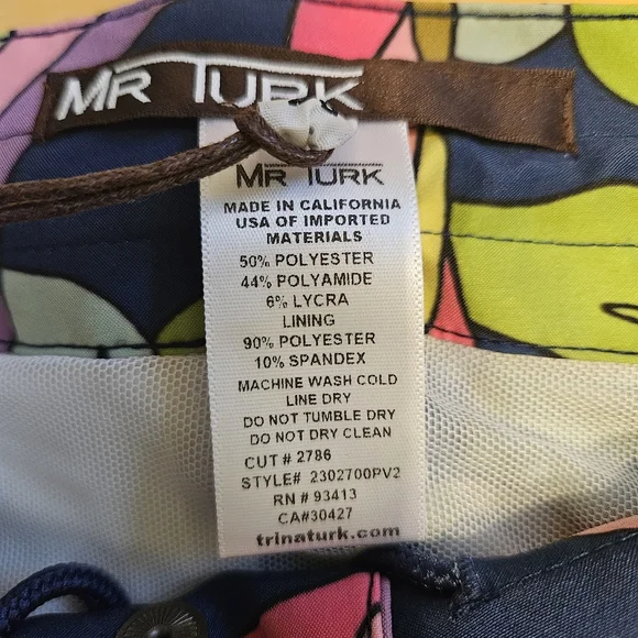 Mr. Turk Men's Honolulu Board Short Size 28 / XS - Picture 4 of 8